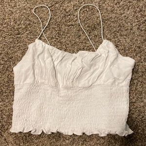 White crop top